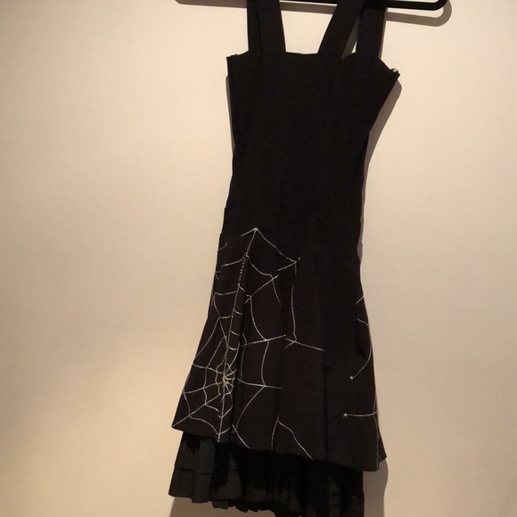 Spooky spiderweb fit and flair dress - Picture 8 of 9